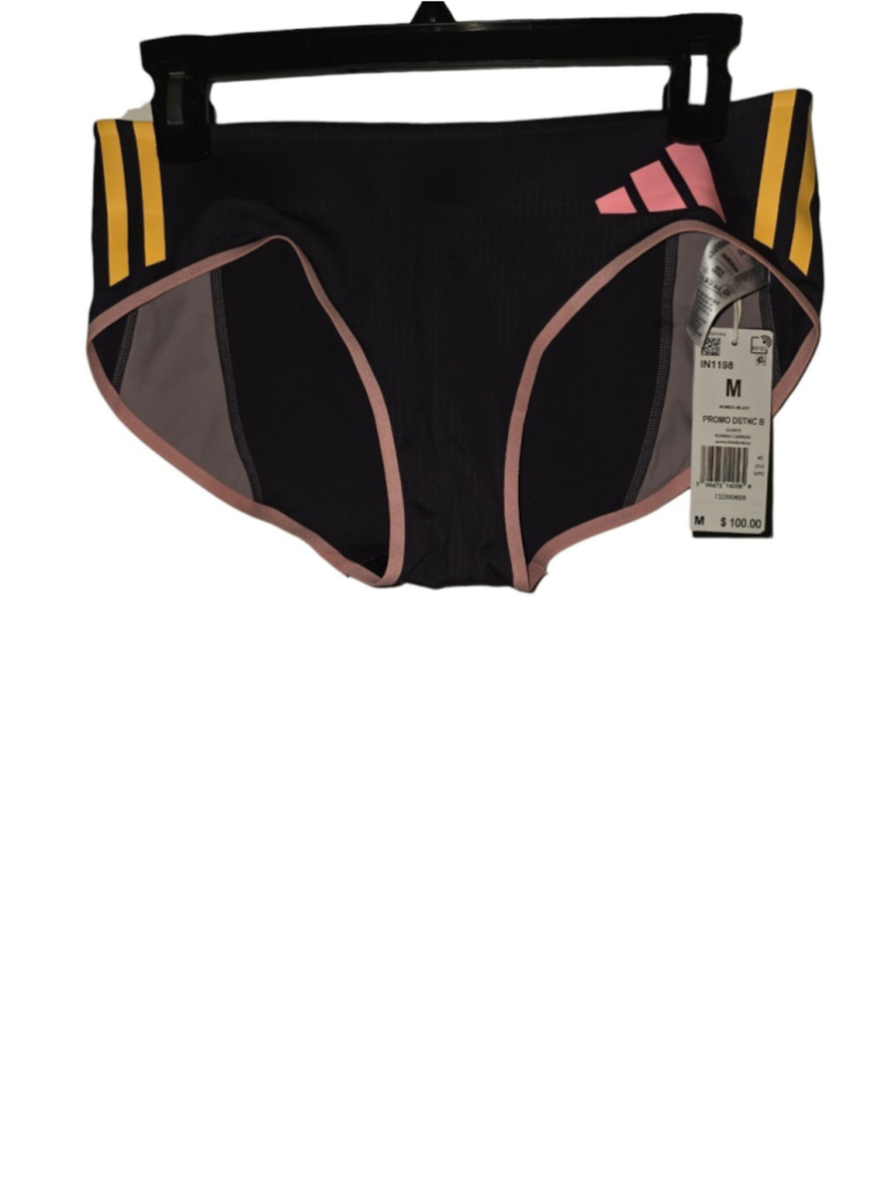 adidas Adizero Promo Distance Running Briefs Women's Size Medium Purple IN1198